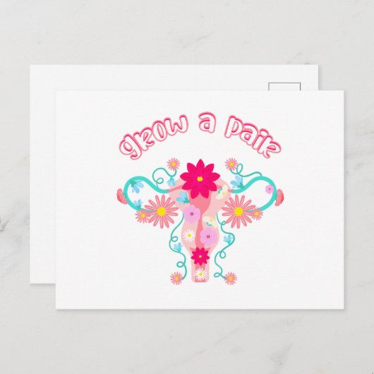 Ein Paar werden - Frauenrechte stärken Postkarte (Vorne/Hinten)