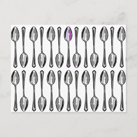 Ein paar zusätzliche Spoons Postkarte (Vorderseite)