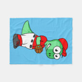 Ein Pachycephalosaurus Baseball Pitcher. Fleecedecke (Vorderseite (Horizontal))