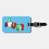 Ein Pachycephalosaurus Baseball Pitcher. Gepäckanhänger (Vorderseite horizontal)