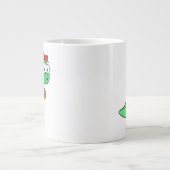 Ein Pachycephalosaurus Baseball Pitcher. Jumbo-Tasse (Vorderseite)