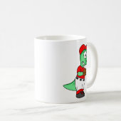 Ein Pachycephalosaurus Baseball Pitcher. Kaffeetasse (VorderseiteRechts)