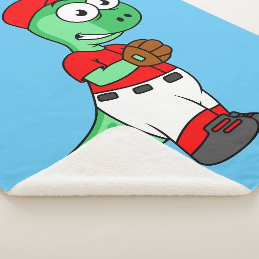 Ein Pachycephalosaurus Baseball Pitcher. Sherpadecke (3/4)