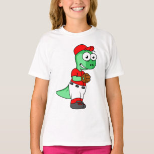 Ein Pachycephalosaurus Baseball Pitcher. T-Shirt