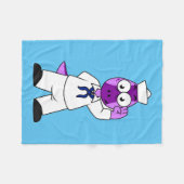 Ein Pachycephalosaurus Dinosaur Marine Sailor. Fleecedecke (Vorderseite (Horizontal))