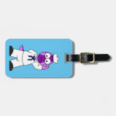 Ein Pachycephalosaurus Dinosaur Marine Sailor. Gepäckanhänger (Vorderseite horizontal)