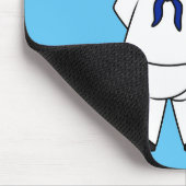 Ein Pachycephalosaurus Dinosaur Marine Sailor. Mousepad (Ecke)