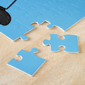 Ein Pachycephalosaurus Dinosaur Marine Sailor. Puzzle (Seite)