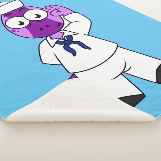 Ein Pachycephalosaurus Dinosaur Marine Sailor. Sherpadecke (3/4)