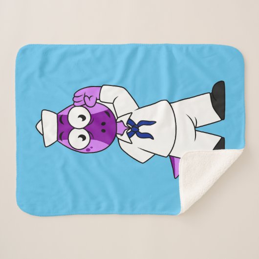 Ein Pachycephalosaurus Dinosaur Marine Sailor. Sherpadecke (Vorderseite (Horizontal))