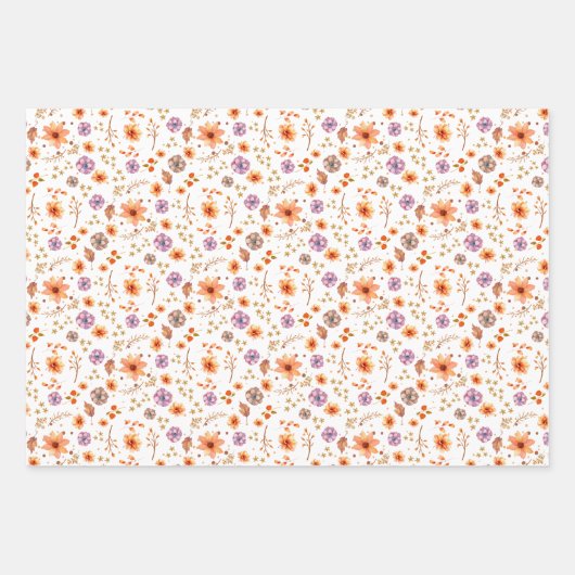 Ein Packpapier, das Ihnen die Herbststimmung gibt Geschenkpapier Set (Vorderseite 2)