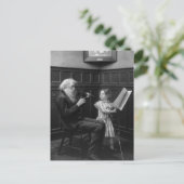 Ein Page Turner, Anfang des 19. Jahrhunderts Postkarte (Stehend Vorderseite)