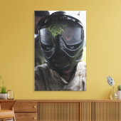 Ein Paintball rund Leinwanddruck (Insitu (Wohnzimmer))
