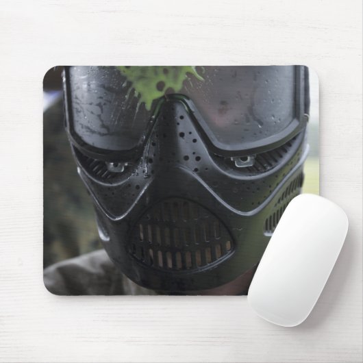 Ein Paintball rund Mousepad (Mit Mouse)