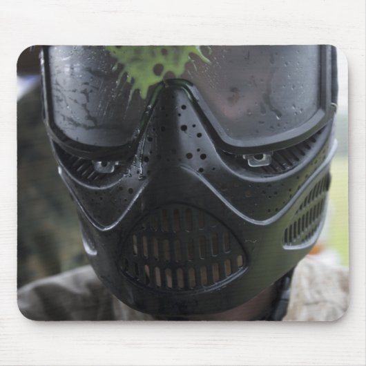 Ein Paintball rund Mousepad (Vorne)