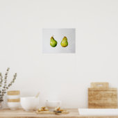 Ein Pair of Pears 1997 Poster (Küche)