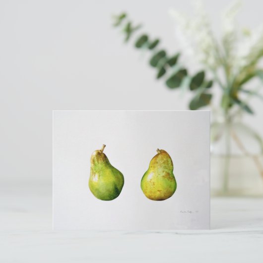 Ein Pair of Pears 1997 Postkarte (Stehend Vorderseite)