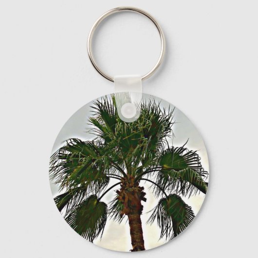 Ein Palmenbaum-Schlüsselanhänger Schlüsselanhänger (Vorderseite)