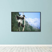 Ein Panda in einem Baum umwickelt Leinwanddruck (Insitu (Holzboden))