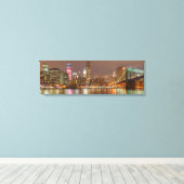 Ein Panorama auf die Skyline von New York City Leinwanddruck (Insitu (Holzboden))