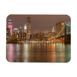 Ein Panorama der New- York CitySkyline Magnet