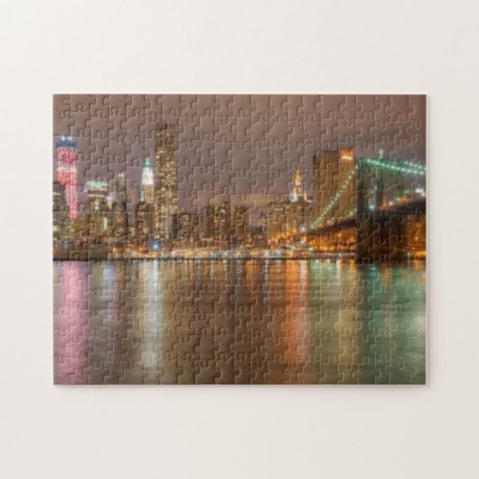 Ein Panorama der New- York CitySkyline Puzzle (Horizontal)