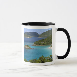 Ein Panorama von Caneel Bay von einer Straße auf S Tasse