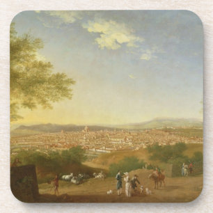 Ein Panoramablick von Florenz von Bellosguardo, 17 Untersetzer