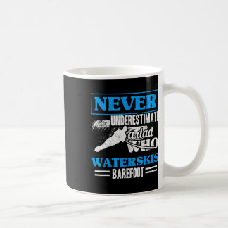 Ein Papa, der Wasserski läuft und Wasserskilaufen Kaffeetasse