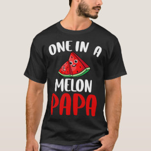 Ein Papa Wassermelone Fruchtfamilie Matchi T-Shirt