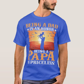 Ein Papa zu sein ist ein Ehrenvater-Tagesgeschenk  T-Shirt