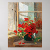 Ein Pappstollen am Fenster Poster (Vorne)