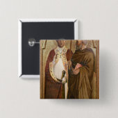 Ein Papst und ein St. Matthias, c.1428-29 Button (Vorne & Hinten)