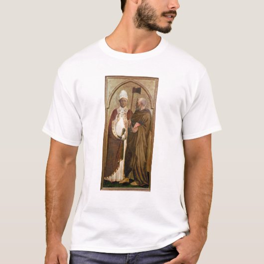 Ein Papst und ein St. Matthias, c.1428-29 T-Shirt (Vorderseite)