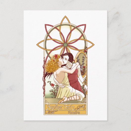 Ein Paradies für Mädchen Postkarte (Vorderseite)