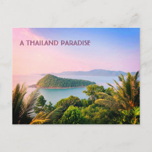 Ein Paradies in Thailand Postkarte