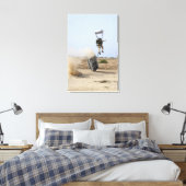 Ein Parareskueman fällt in die Zone Leinwanddruck (Insitu (Schlafzimmer))