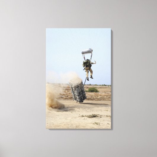 Ein Parareskueman fällt in die Zone Leinwanddruck (Vorderseite)