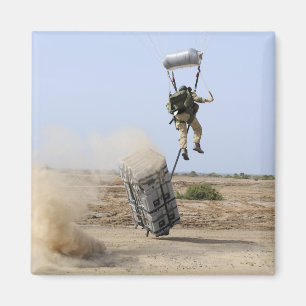 Ein Parareskueman fällt in die Zone Magnet