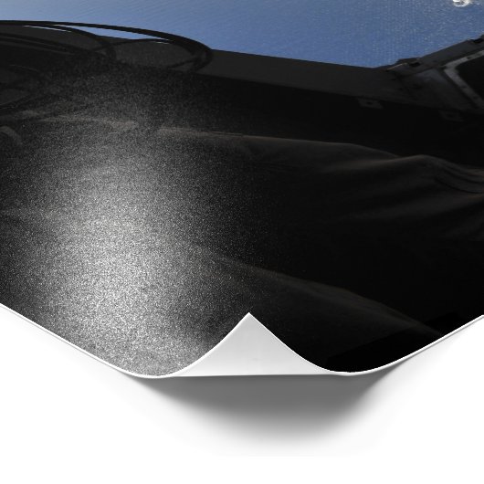 Ein Parareskuemer der US-Luftwaffe springt aus Fotodruck (Ecke)