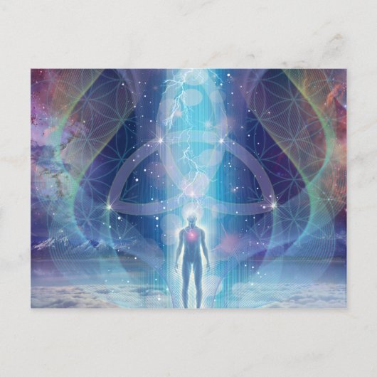 "Ein Park des Schöpfers" - Dreifaltigkeit Postkarte (Vorderseite)