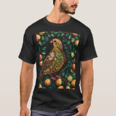 Ein Partridge in einem Birnbaum-Ausschnitt im Stif T-Shirt (Vorderseite)