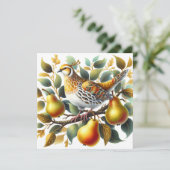Ein Partridge in einem Birnbaum Weihnachten (Stehend Vorderseite)