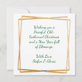 Ein Partridge in einem Birnbaum Weihnachten (Rückseite)