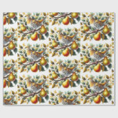 Ein Partridge in einem Birnbaum Weihnachten Geschenkpapier (Flach)