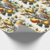 Ein Partridge in einem Birnbaum Weihnachten Geschenkpapier (Ecke)