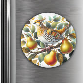 Ein Partridge in einem Birnbaum Weihnachten Magnet