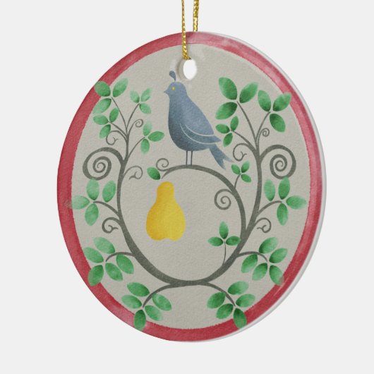 Ein Partridge in einem Birnbaum Weihnachtsschmuck (Links)
