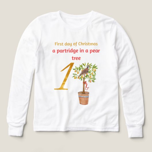 Ein Partridge in einem Birnenbaum (Design Vorderseite)