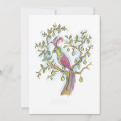 Ein Partridge in einem Birnenbaum Einladung (Vorderseite)